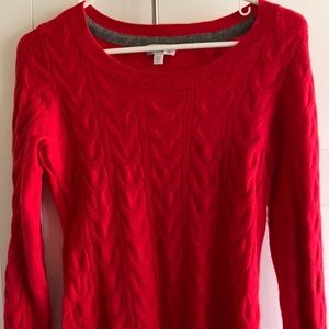 Red A Pea In The Pod Cashmere Maternity Sweater Size M